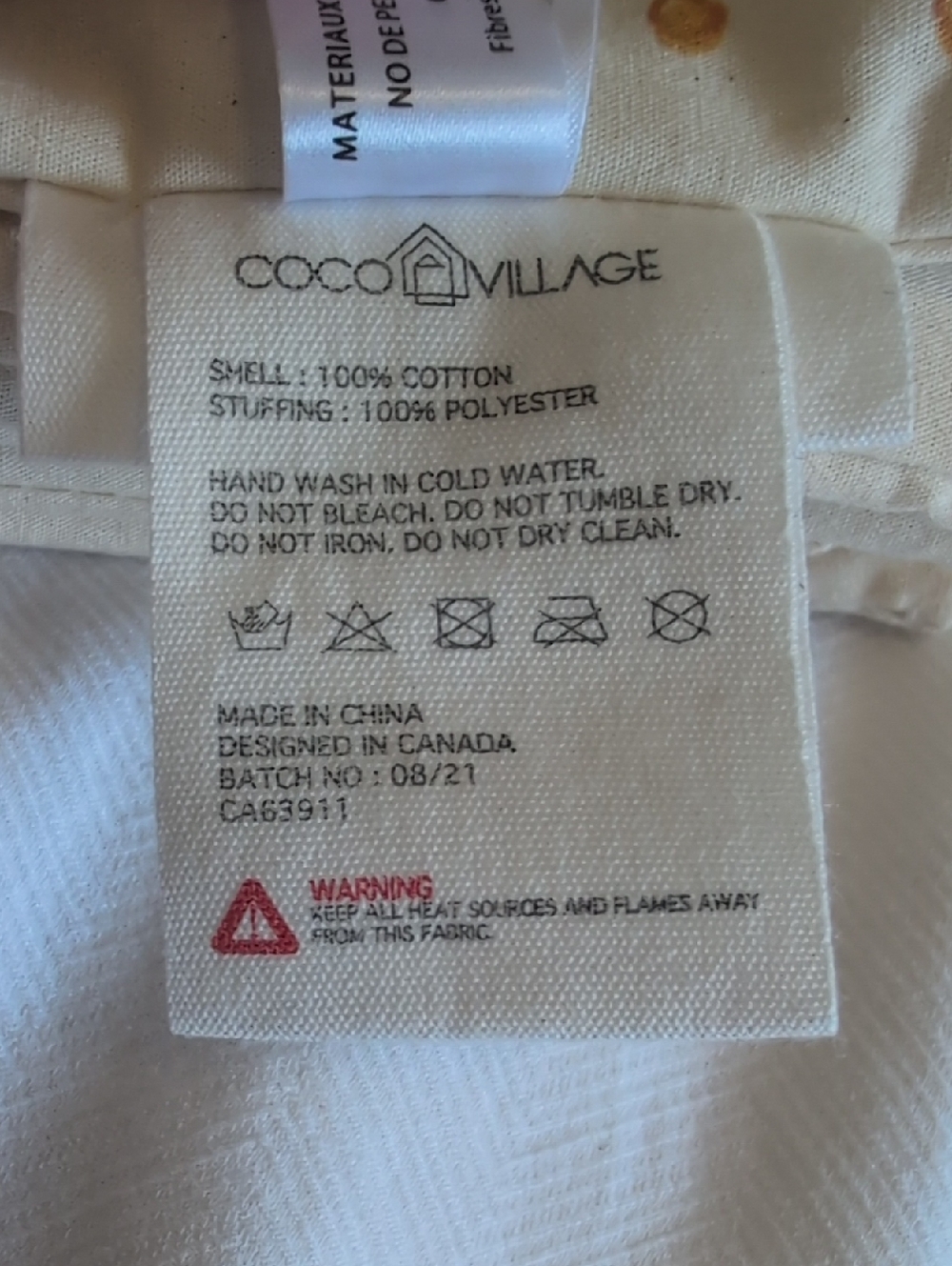 coco village farm animals natural cotton crinkle baby infant sensory cloth book - Picture 7 of 8